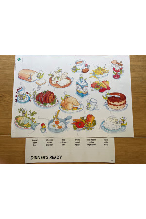 Plakatas  Dinner s Ready  (su lipdukais) - Plakatai | Litterula