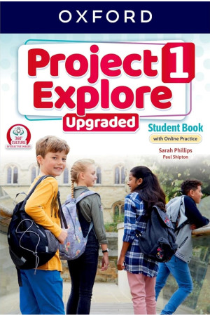 Project Explore Upgraded 1 Student's Book with Online Practice (vadovėlis)