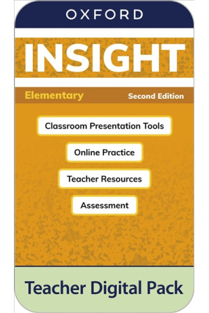 Insight 2nd Ed. Elem. Teacher Digital Pack Access Code Only