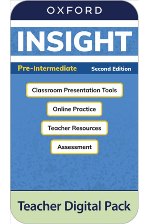 Insight 2nd Ed. Pre-Int. Teacher Digital Pack Access Code Only