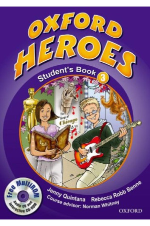 Oxford Heroes 3 SB + Multi-ROM (vadovėlis)* - Oxford Heroes | Litterula