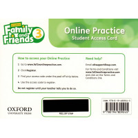 Family & Friends 2nd Ed. 3 Online Practice Student Access Card*