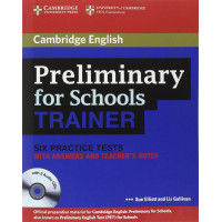 Trainer Preliminary for Schools Six Practice Tests Book + CD*