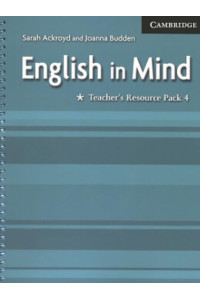English in Mind 4 Teacher's Resource Pack* English in Mind 4 Teacher's Resource Pack*