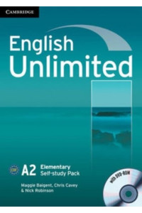 English Unlimited Elem. A2 Self-study Pack + DVD-ROM* English Unlimited Elem. A2 Self-study Pack + DVD-ROM*