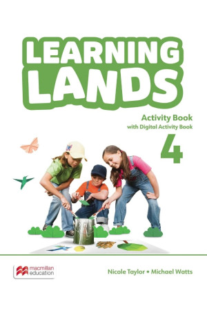 Learning Lands 4 Activity Book with Digital Activity Book (pratybos)
