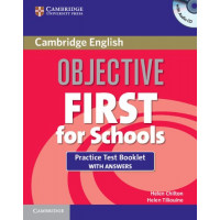 Objective First for Schools 3rd Ed. Test Booklet + Key & CD