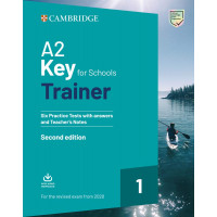 Trainer A2 Key for Schools 1 Tests + Key, TB Notes &  Audio Online*