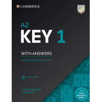 A2 Key 1 Authentic Practice Tests Book + Key & Audio Online
