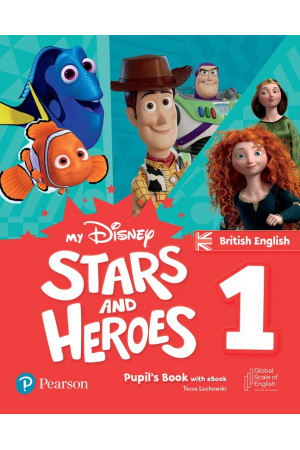 My Disney Stars and Heroes 1 Pupil's Book + eBook (vadovėlis)