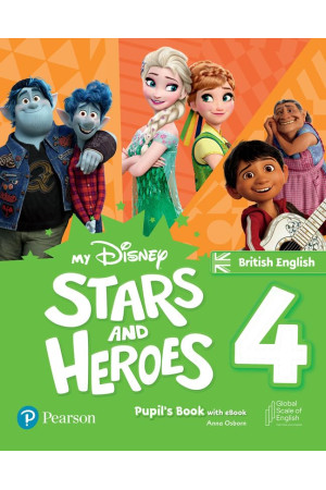 My Disney Stars and Heroes 4 Pupil's Book + eBook (vadovėlis)