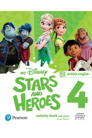 My Disney Stars and Heroes 4 Activity Book + eBook (pratybos)