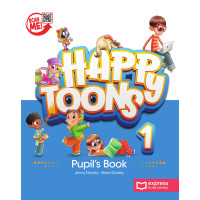 Happy Toons 1 Pupil's Book + DigiBooks App (vadovėlis)