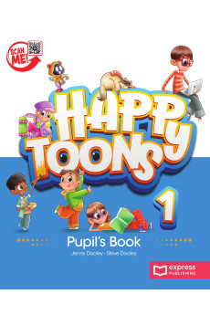 Happy Toons 1 Pupil's Book + DigiBooks App (vadovėlis)