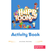 Happy Toons 1 Activity Book + DigiBooks App & Online Practice (pratybos)