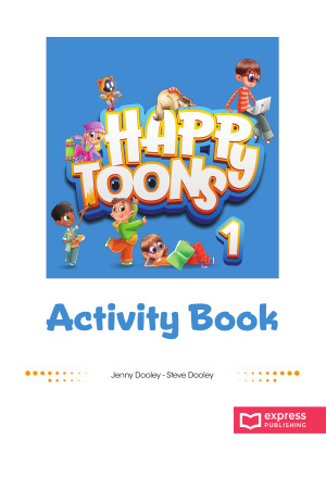 Happy Toons 1 Activity Book + DigiBooks App & Online Practice (pratybos)