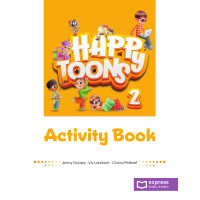 Happy Toons 2 Activity Book + DigiBooks App & Online Practice (pratybos)