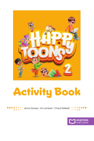 Happy Toons 2 Activity Book + DigiBooks App & Online Practice (pratybos)