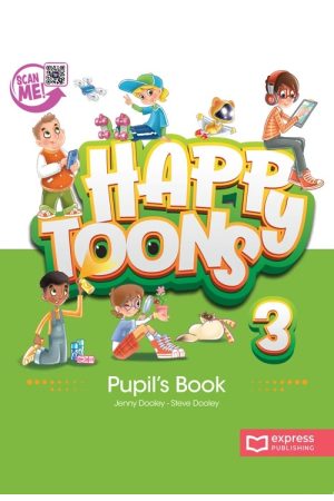 Happy Toons 3 Pupil's Book + Digibooks App (vadovėlis)