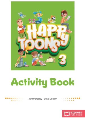 Happy Toons 3 Activity Book + Digibooks App & Online Practice (pratybos)