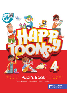 Happy Toons 4 Pupil's Book + DigiBooks App (vadovėlis)