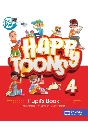 Happy Toons 4 Pupil's Book + DigiBooks App (vadovėlis)