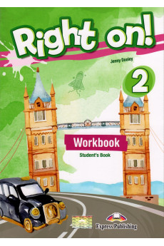 Right On! 2 Workbook Student's + Downloadable ieBook & DigiBooks App (pratybos)