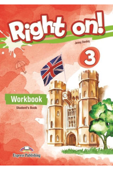 Right On! 3 Workbook Student's + Downloadable ieBook & DigiBooks App (pratybos)