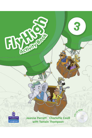 Fly High 3 Activity Book + CD-ROM (pratybos) - Fly High | Litterula