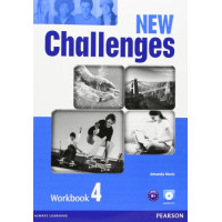 New Challenges 4 WB + CD (pratybos)