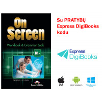 On Screen B1+ WB & Gr. + Writing Book, ieBook & DigiBooks App (pratybos)