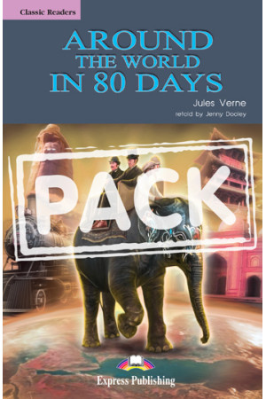 Classic A2: Around the World in 80 Days. Book + CD* Classic A2: Around the World in 80 Days. Book + CD - A2 (6-7kl.) | Litterula