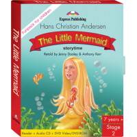Storytime Readers 2: The Little Mermaid Fun Pack SB+CD+DVD*