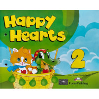 Happy Hearts 2 SB + Stickers (vadovėlis)
