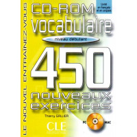 Vocabulaire 450 Nouv. Exercices Debut. CD-ROM*