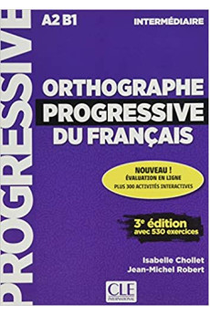 Orthographe Progressive du Francais 3Ed. Int. Livre + CD & Appli