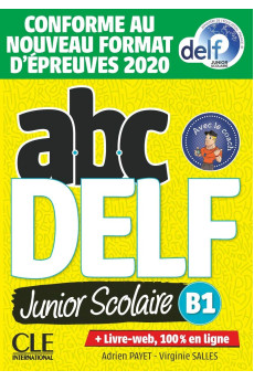 ABC DELF Junior Scolaire B1 2021 Livre + DVD & Livre-Web*