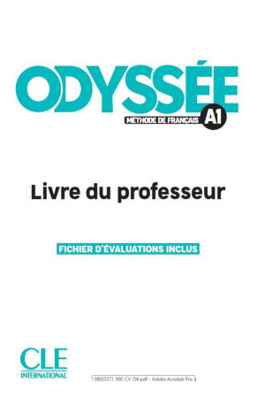 Odyssee A1 Livre du Professeur + Fichier d'Evaluations