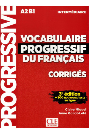 Vocabulaire Progr. du Francais Int. 3Ed. Corriges - Žodyno lavinimas | Litterula