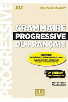 Grammaire Progressive du Francais Compl. Debut. 2Ed. Livre + CD & Appli-Web