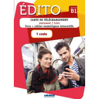 Edito B1 2018 Ed. Numeriques Interactifs Livre + Cahier + GP Enseignant