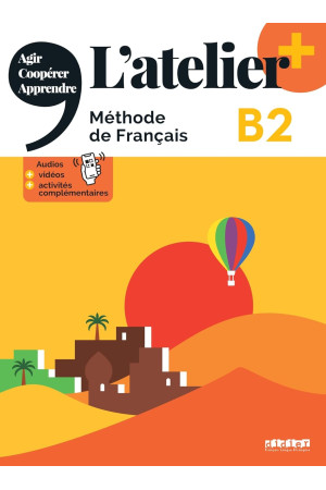 L'Atelier+ B2 Livre + Didier App (vadovėlis)