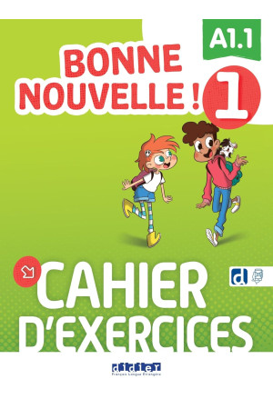 Bonne Nouvelle! 1 A1.1 Cahier + Didier App (pratybos)