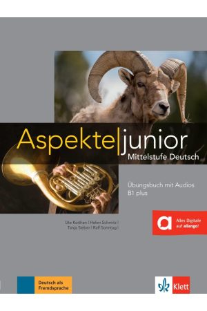 Aspekte Junior B1+ Ubungsbuch mit Audios (pratybos)