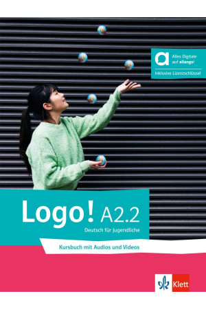 Logo! A2.2 Kursbuch + Audios & Videos mit Lizenzschlussel (vadovėlis)