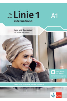 Die Neue Linie 1 International Kurs + Übungsbuch mit Audios und Videos & Lizenzschlussel