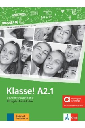Klasse! A2.1 Ubungsbuch + Audios mit Lizenzschlussel (pratybos)