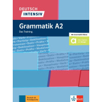 Deutsch Intensiv Grammatik A2 Buch + Videos auf Allango
