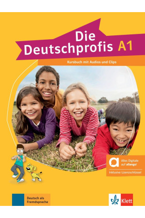 Die Deutschprofis A1 Kursbuch + Audios & Clips mit Lizenzschlussel (vadovėlis)