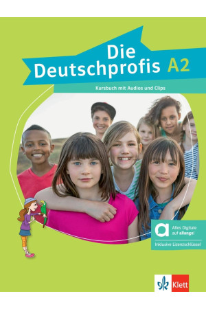 Die Deutschprofis A2 Kursbuch + Audios & Clips mit Lizenzschlussel (vadovėlis)